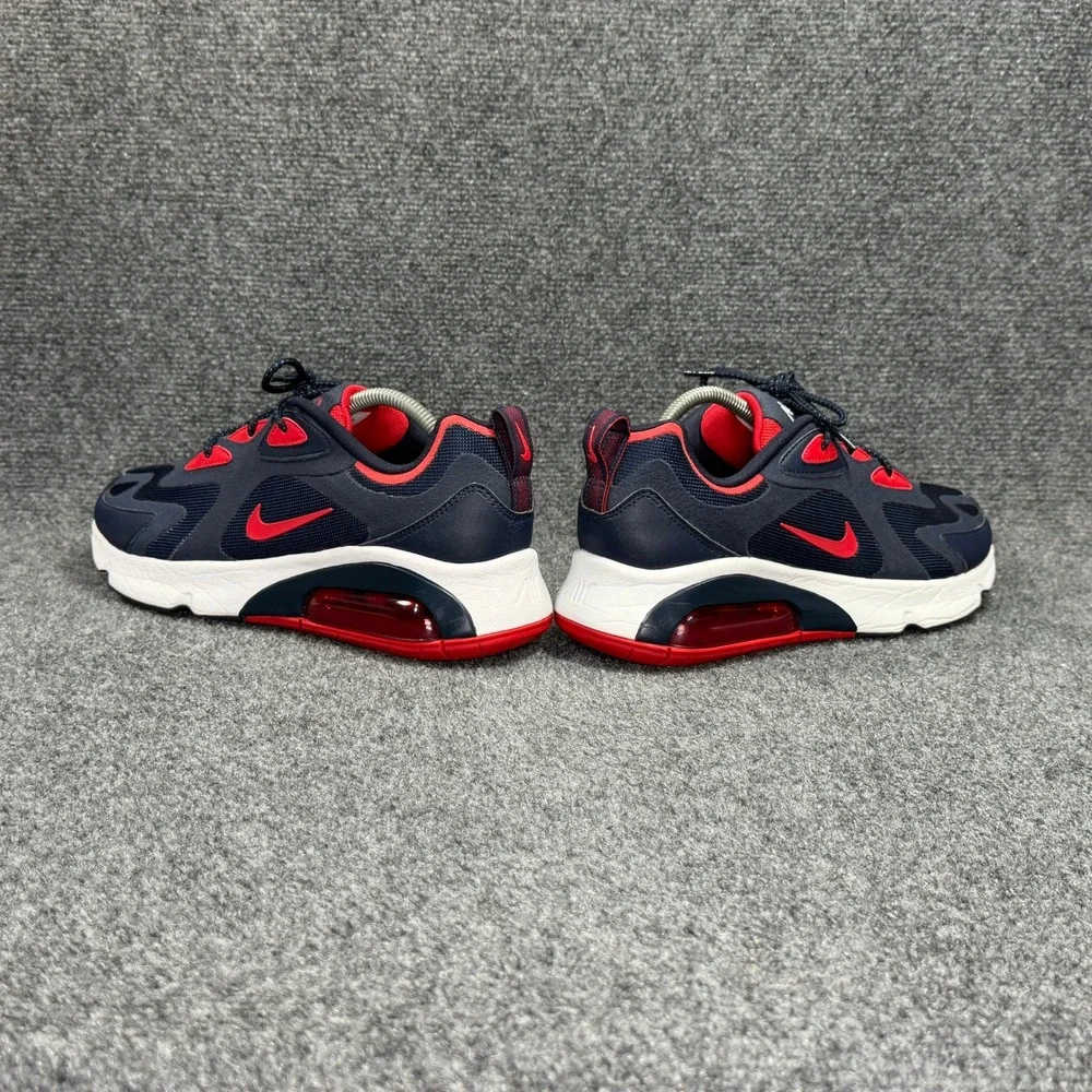 Nike Air Max 200 Running‎ Shoes Men's 10.5 Obsidian University Red Athletic Run